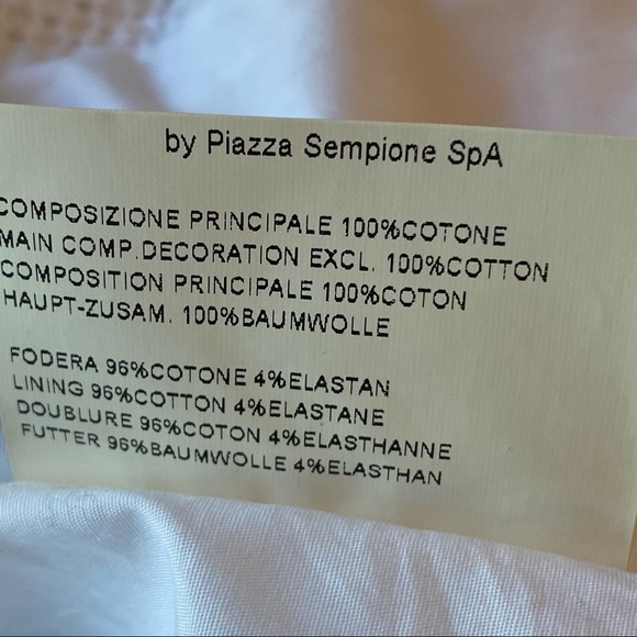 LaVie18 White eyelet Blazer size 38=2 Like New - Picture 3 of 5